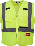Chaleco de seguridad amarillo de alta visibilidad Clase 2: 2XL/3XL (CSA) Milwaukee 48-73-5063