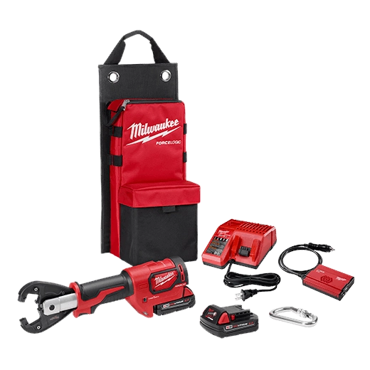 Kit de pinza crimpeadora multiuso M18™ FORCE LOGIC™ para 6 toneladas con ranuras Kearney Milwaukee 2678-22K