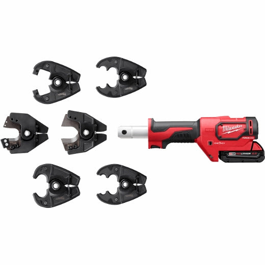 Kit de pinza crimpeadora multiuso M18™ FORCE LOGIC™ para 6 toneladas con ranuras Kearney Milwaukee 2678-22K - imagen 4