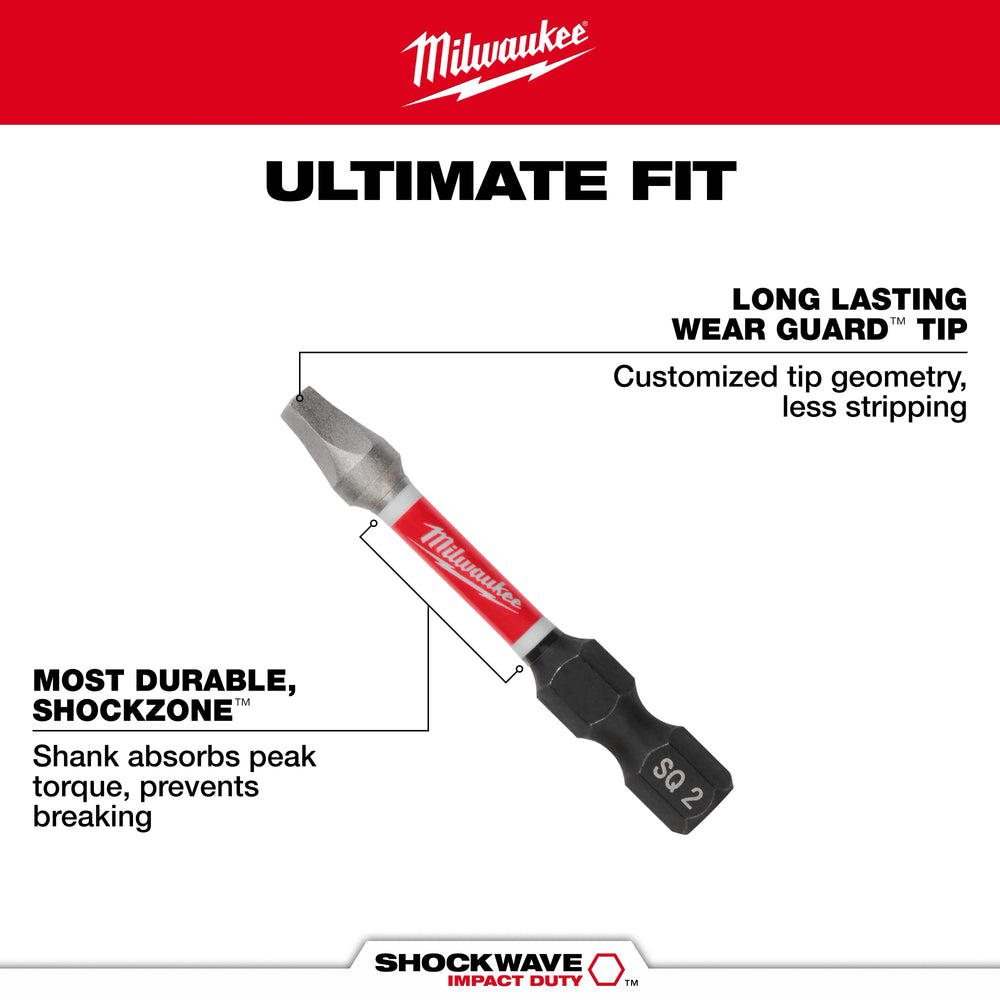 Punta cuadrada # 3 x 1" Milwaukee 48-32-4723 - imagen 5