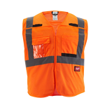 Chaleco de seguridad desprendible de malla amarillo de alta visibilidad Clase 2: 4XL/5XL Milwaukee 48-73-5124