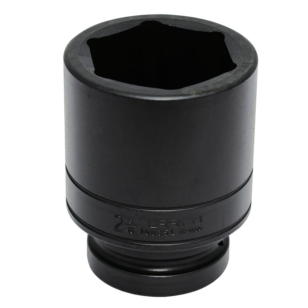 Dado de impacto largo cuadro de 1", 6 puntas, en pulgadas, 2-3/16" Urrea 10035L