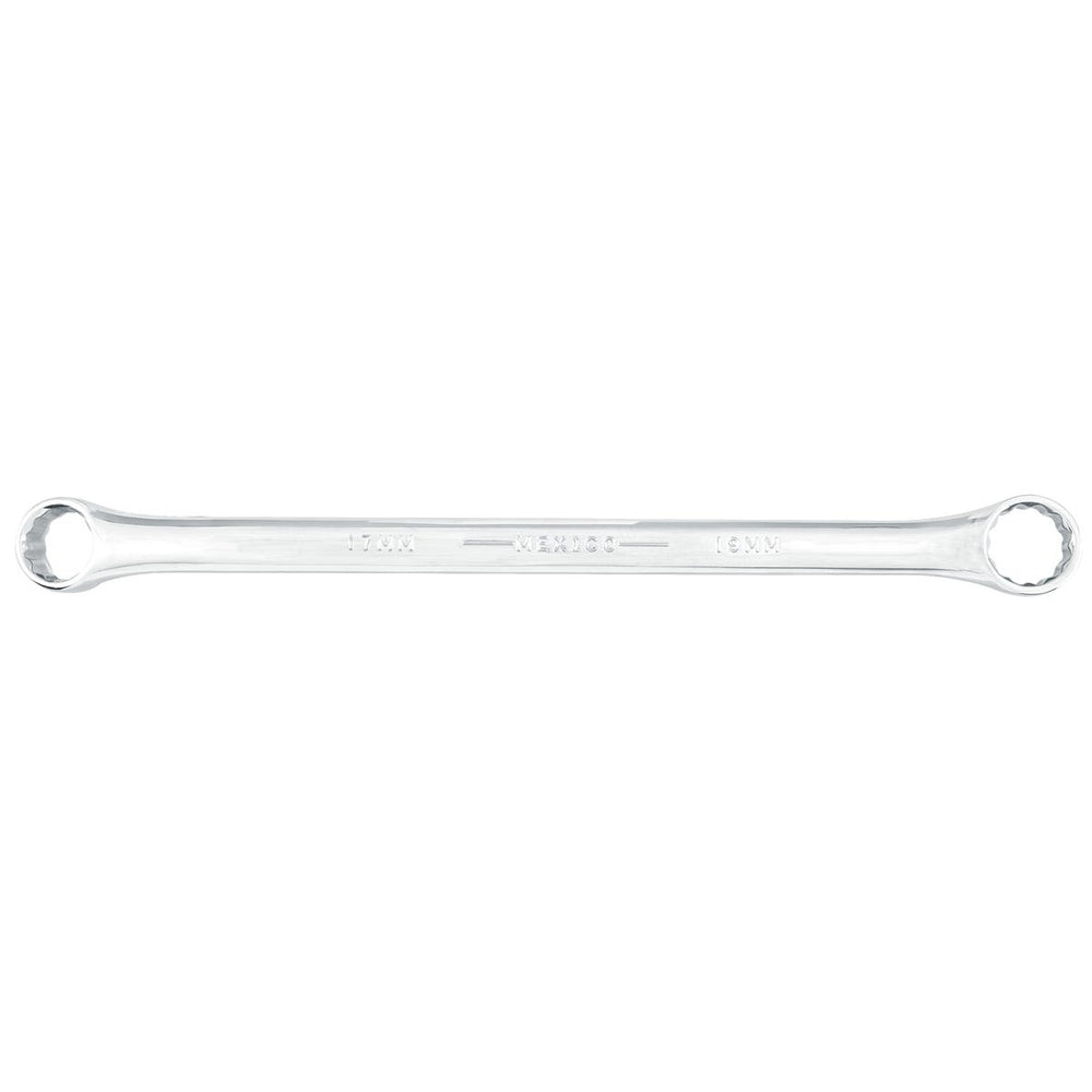 Llave de estrías pulido espejo de 15° métrica, 12 puntas, 17 x 19 mm Urrea 1065M