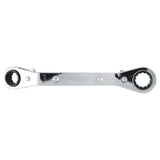 Llave de estrías pulido espejo acodada de matraca en pulgadas, 12 puntas, 1/2" x 9/16" Urrea 1183 - imagen 3