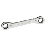 Llave de estrías pulido espejo acodada de matraca en pulgadas, 12 puntas, 3/4" x 7/8" Urrea 1185 - imagen 2