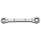 Llave de estrías pulido espejo plana de matraca métrica, 12 puntas, 10 x 11 mm Urrea 1192MA