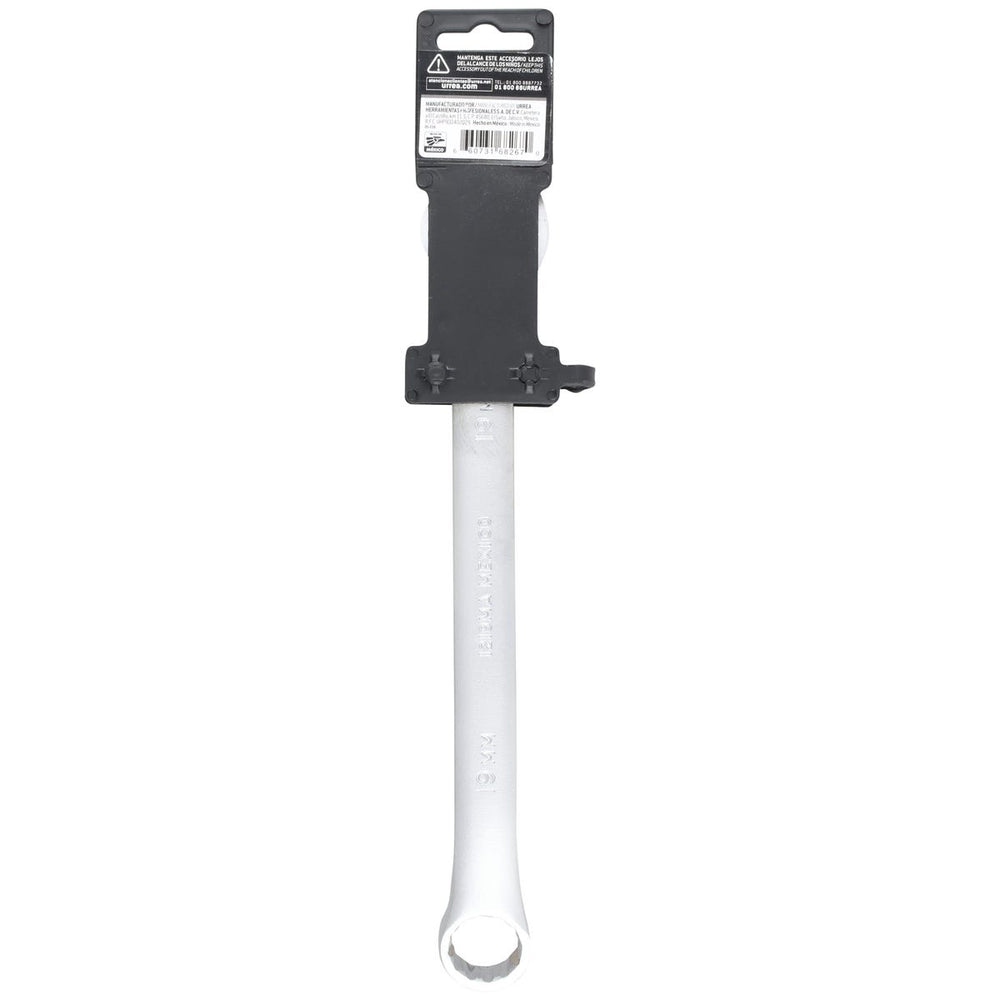 Llave combinada satinada métrica, 12 puntas, 19 mm Urrea 1219MA - imagen 4