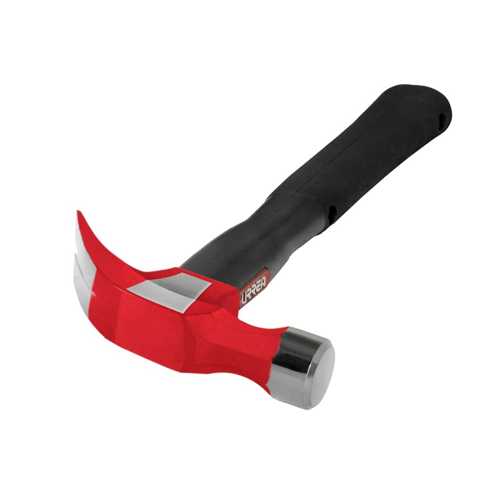 Martillo de uña irrompible con mango anti-vibración texturizado 13", 16 oz Urrea 1616HD - imagen 2