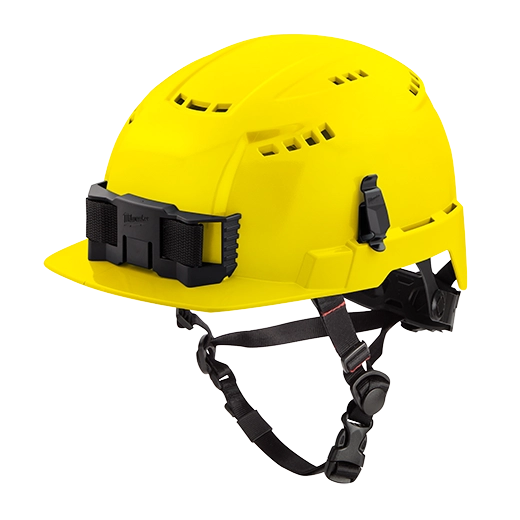 Casco de seguridad de ala delantera amarillo con ventilación: Tipo 2, Clase C Milwaukee 48-73-1322