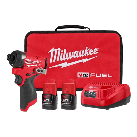 Kit de destornillador de impacto hexagonal M12 FUEL™ de 1/4" Milwaukee 3453-22