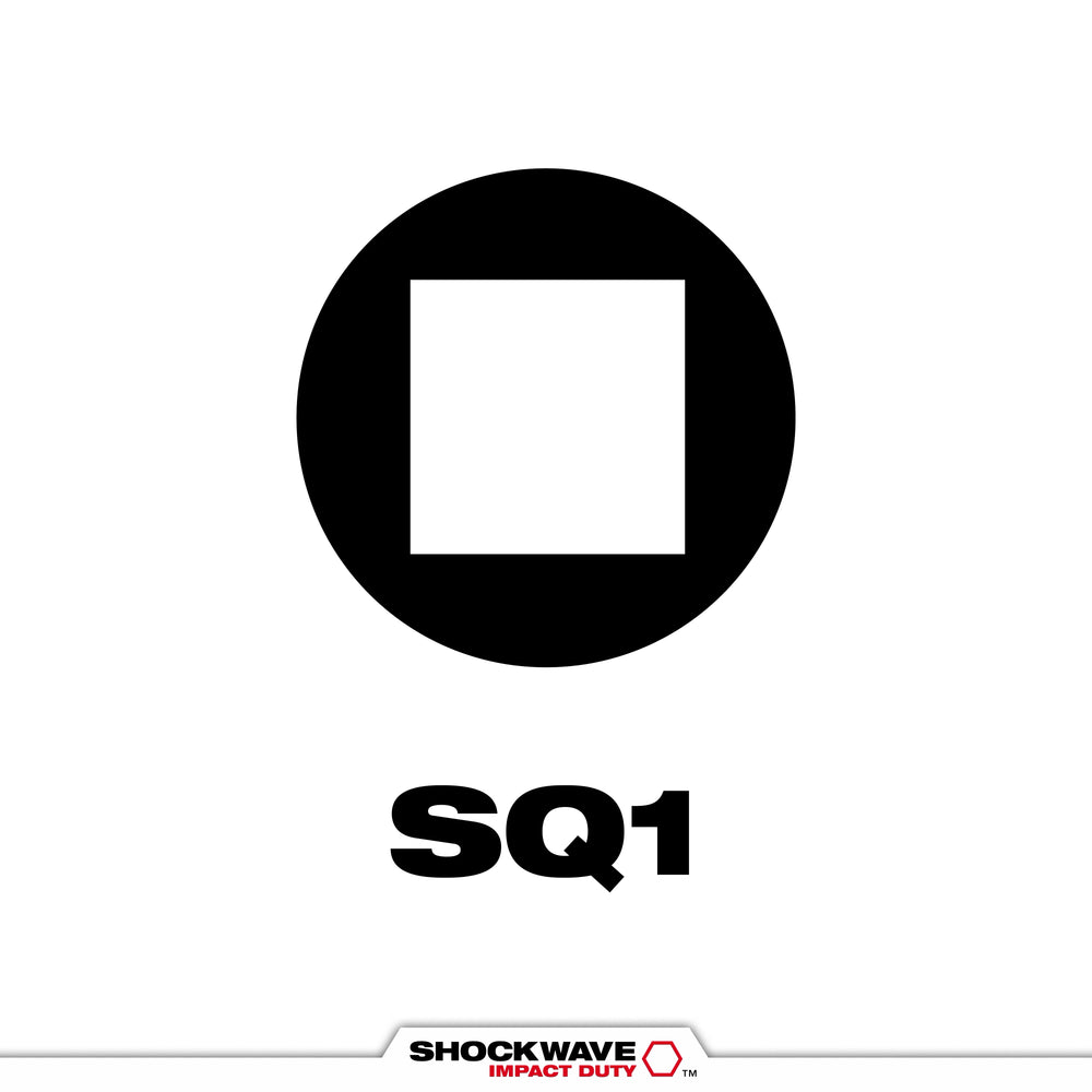 Punta inserto cuadrada # 1 x 1" - bulk (25) Milwaukee 48-32-4761 - imagen 3
