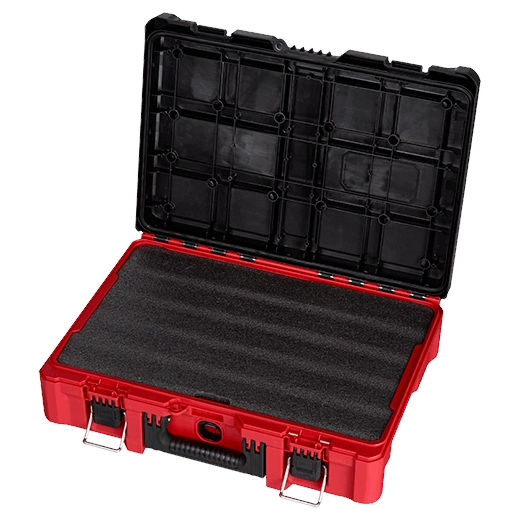 Caja Milwaukee PACKOUT 48-22-8450 abierta con inserto de espuma