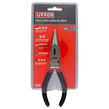 Pinza para electricista con mango rubber grip punta larga corte lateral de 6-3/4" Urrea 226GI - imagen 4