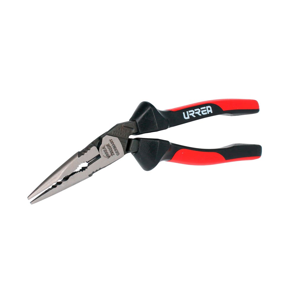 Pinza para electricista con mango bimaterial ergonómica alta palanca corte lateral de 8" Urrea 2292GE - imagen 2
