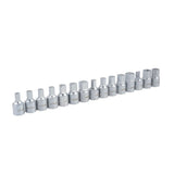 Juego de dados cuadro de 3/8" para drenado de aceite, 14 piezas Urrea 2393 - imagen 2