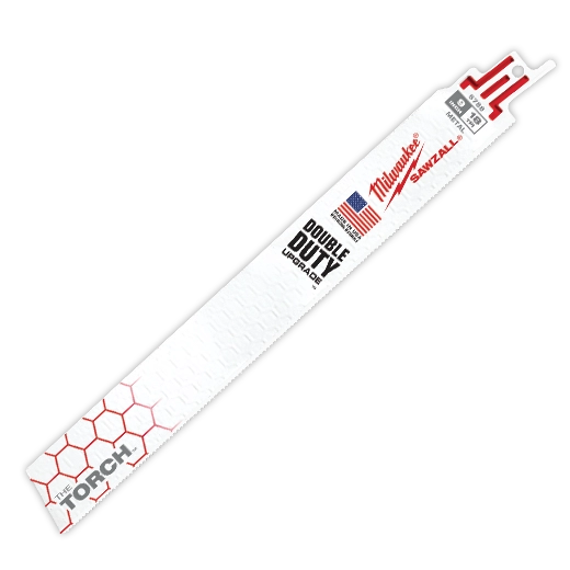 Hojas The Torch™ SAWZALL® de 9" y 18 TPI (paquete de 100 unidades) Milwaukee 48-01-7788