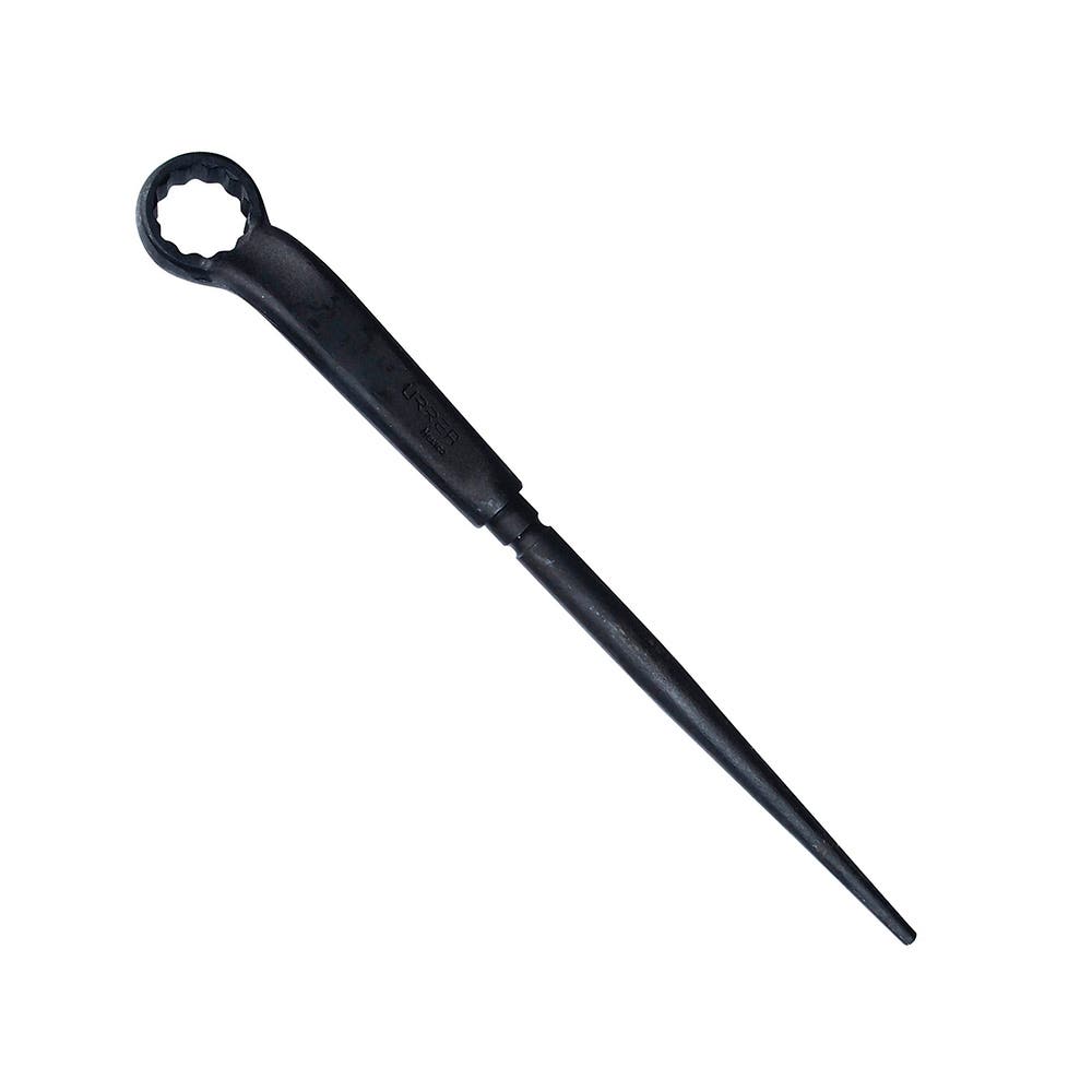 Llave acodada de alta palanca fosfatizada con cola en métrica, 12 puntas, 24 mm Urrea 2624MHL - imagen 2
