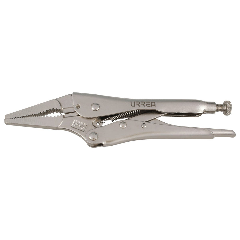 Pinza de presión cromada nariz larga de 10" Urrea 289LN - imagen 2