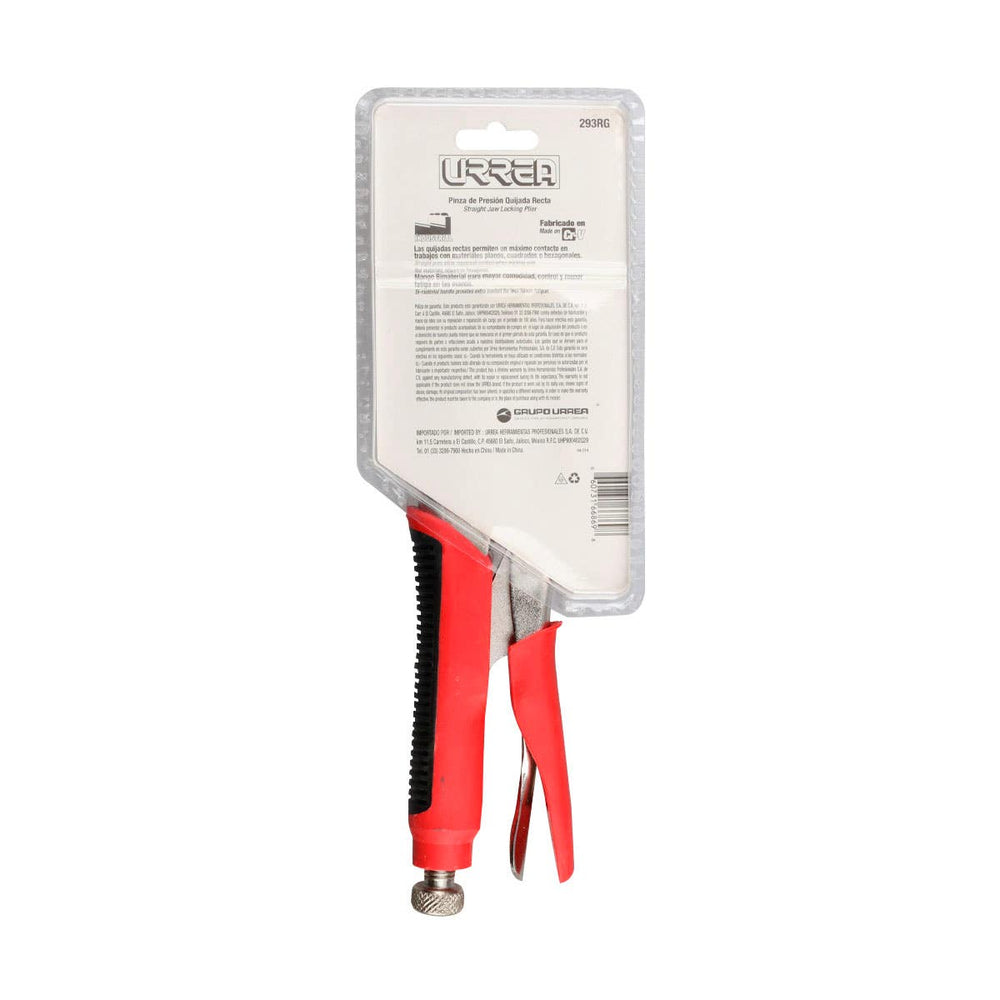 Pinza de presión con mango bimaterial quijada recta de 10" Urrea 293RG - imagen 6