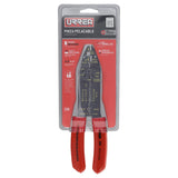 Pinza pelacable con mango air cushion 8-18 AWG poncha terminales, cta tornillos de 8-3/4" Urrea 299 - imagen 3