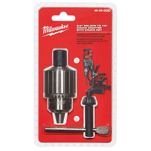 Weldon de 3/4" a adaptador de portabrocas de 1/2" Milwaukee 49-59-0020 - imagen 3