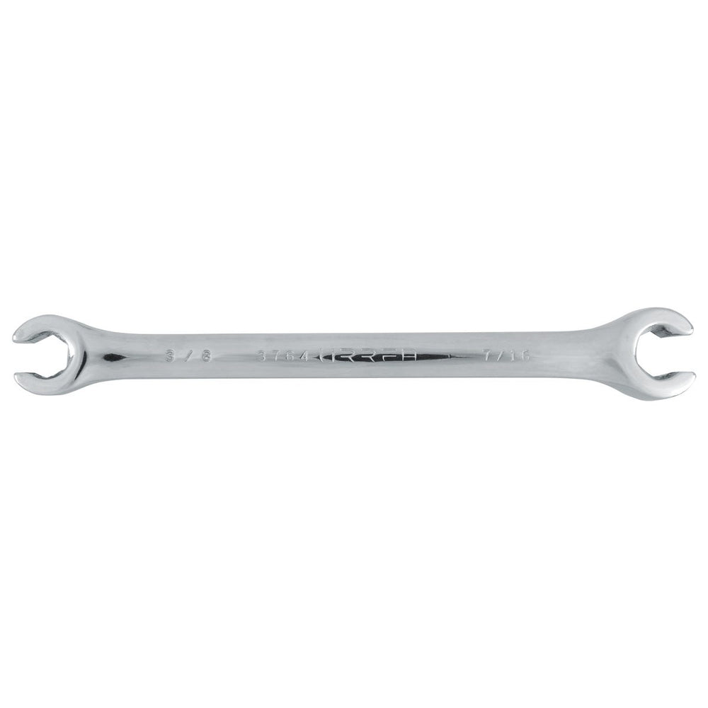 Llave abocinada pulido espejo en pulgadas, 6 puntas, 3/8" x 7/16" Urrea 3764 - imagen 4