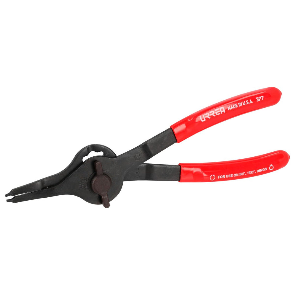Pinza para anillos de retención convertibles con mariposa .090 ángulo de 0° Urrea 377