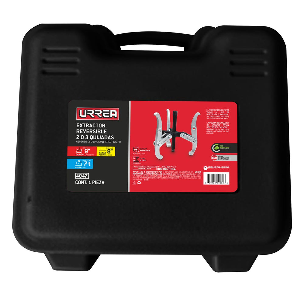 Extractor reversible 2 o 3 quijadas tipo "C" 7 ton, 2 posiciones Urrea 4047 - imagen 3