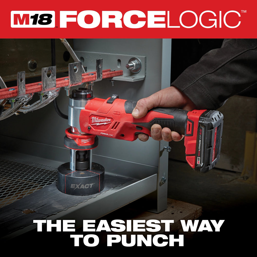 Kit de herramienta perforadora M18™ FORCE LOGIC™ de 6 toneladas de 1/2" - 2" Milwaukee 2677-21 - imagen 3
