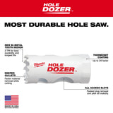 Broca sierra bimetálica Hole Dozer™ de 3/4" Milwaukee 49-56-0023 - imagen 4