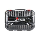Juego de dados y accesorios cuadro de 1/4" combinado, 70 piezas Urrea 4701CD - imagen 6