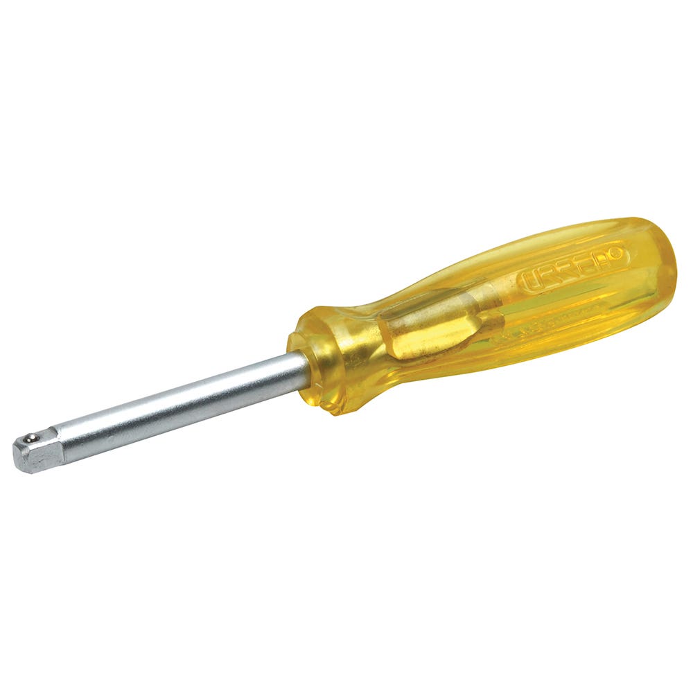 Destornillador con mango ámbar para dado cuadro de 1/4", 2-3/8" Urrea 4768