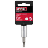 Dado con punta hexagonal cuadro de 1/4", en pulgadas, 5/64" Urrea 4770-5/64