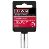 Dado adaptador para puntas cuadro de 1/4" Urrea 4771 - imagen 3