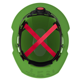Casco con ventilación y ala completa verde con suspensión de trinquete de 4 puntos BOLT™ (EE. UU.): Tipo 1, Clase C Milwaukee 48-73-1207 - imagen 7