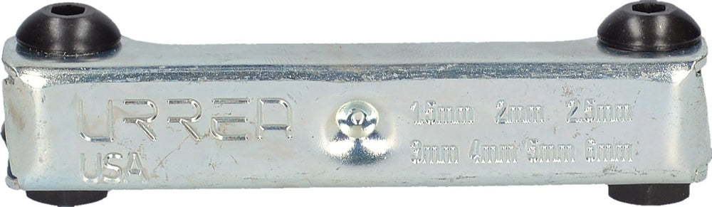 Juego de llaves hexagonales tipo navaja métricas 1.5 a 6 mm, 7 piezas, en estuche metálico Urrea 4974 - imagen 6