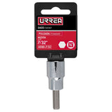 Dado con punta hexagonal cuadro de 3/8", en pulgadas, 7/32" Urrea 4990-7/32