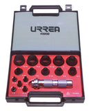 Juego de sacabocados de 1/8" a 1-3/16", 16 piezas Urrea 49900 - imagen 2