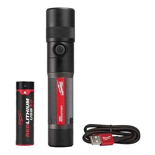 Linterna de enfoque giratorio de 1100 L recargable mediante USB REDLITHIUM™ Milwaukee 2161-21
