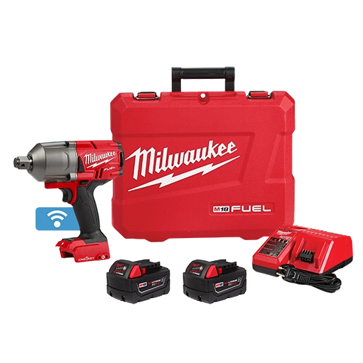 Kit llave de impacto de alto torque 3/4" M18 FUEL™ con ONE-KEY™ y anillo de fricción Milwaukee 2864-22R