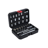Juego de dados y accesorios cuadro de 3/8" combinado, 33 piezas Urrea 5200CB - imagen 6