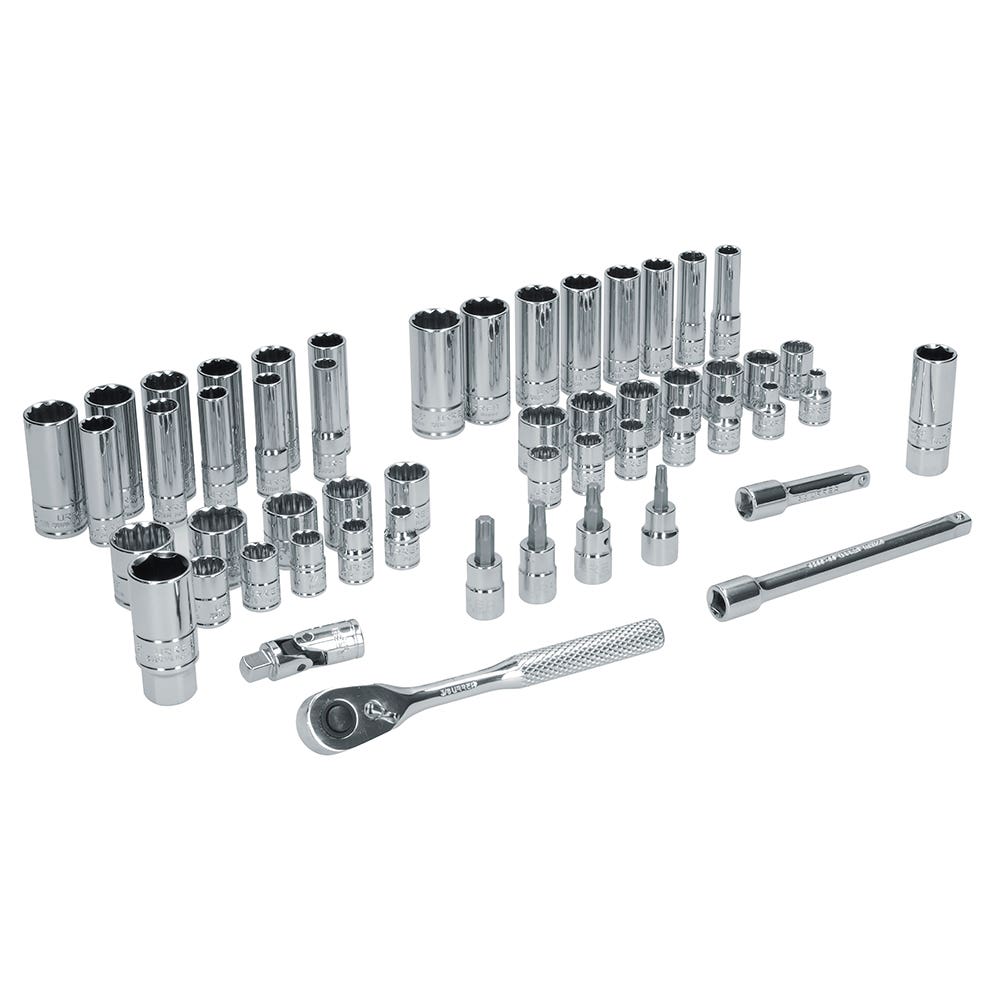 Juego de dados y accesorios cuadro de 3/8" combinado, 54 piezas Urrea 5200PA - imagen 3
