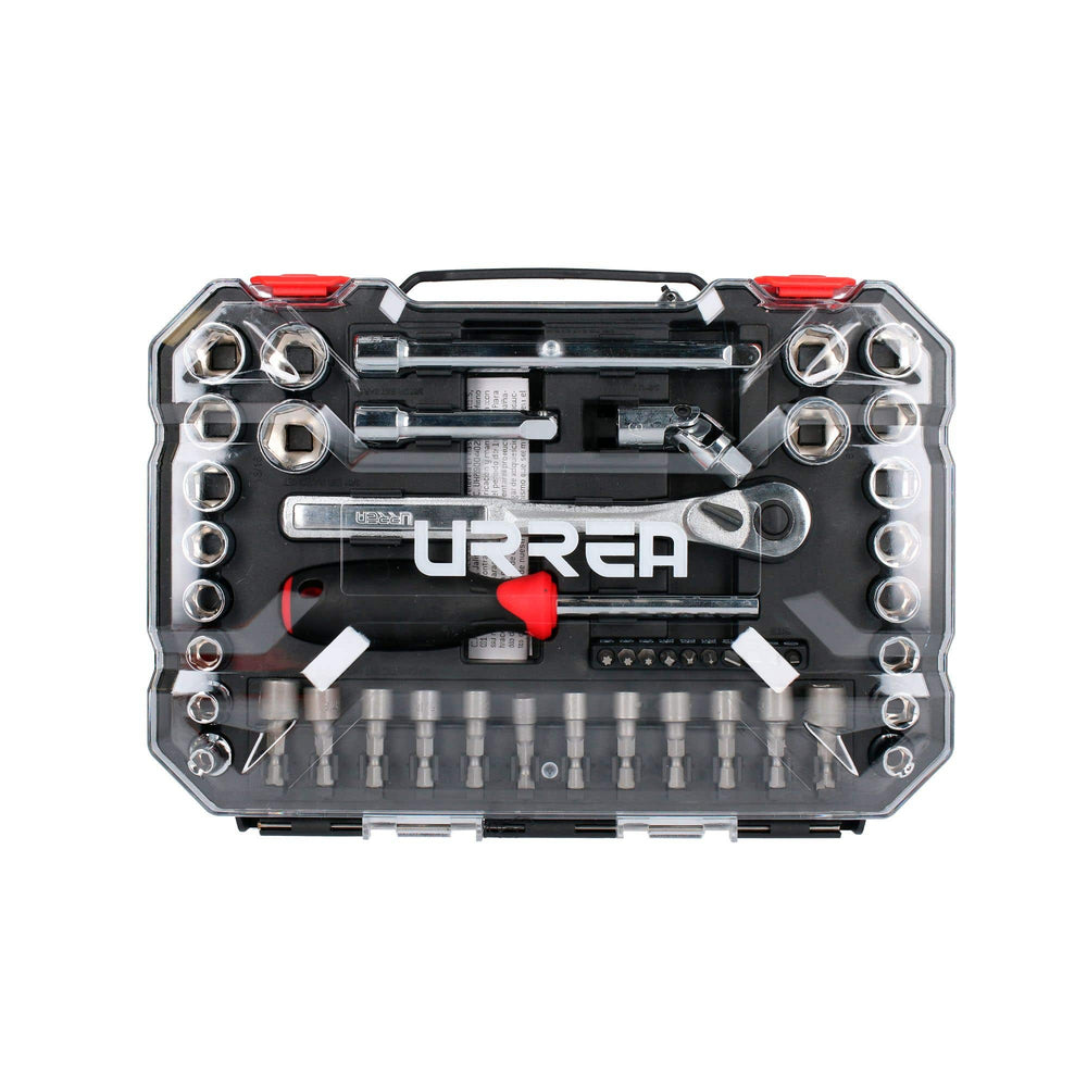 Juego de dados y accesorios cuadro de 3/8" combinado, 47 piezas Urrea 5201CD - imagen 6