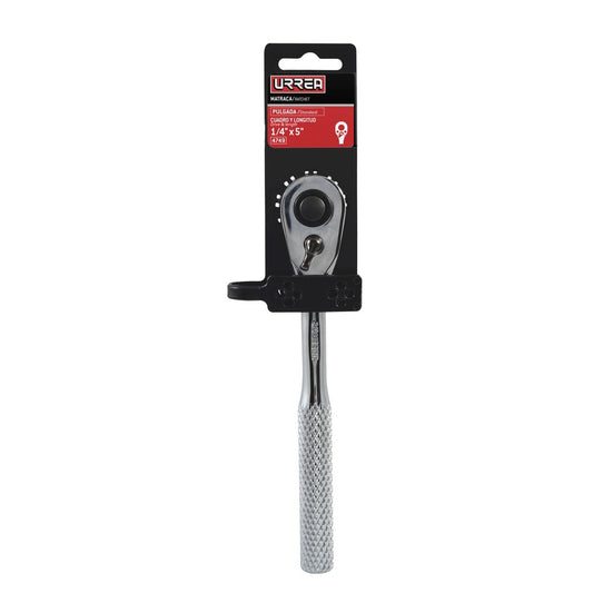 Matraca reversible cromada, quick release, para dado cuadro de 3/8" Urrea 5249I