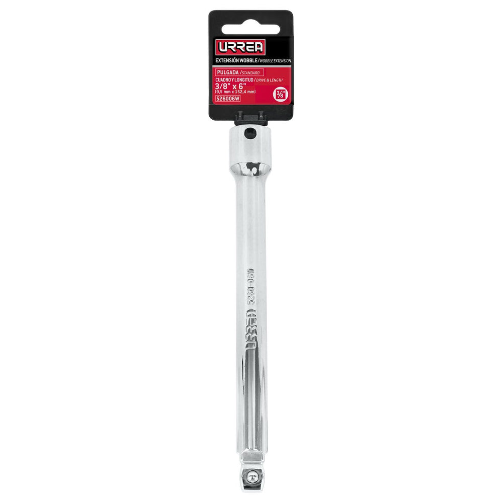Extensión wobble para dado cuadro de 3/8", 6" Urrea 526006W - imagen 3