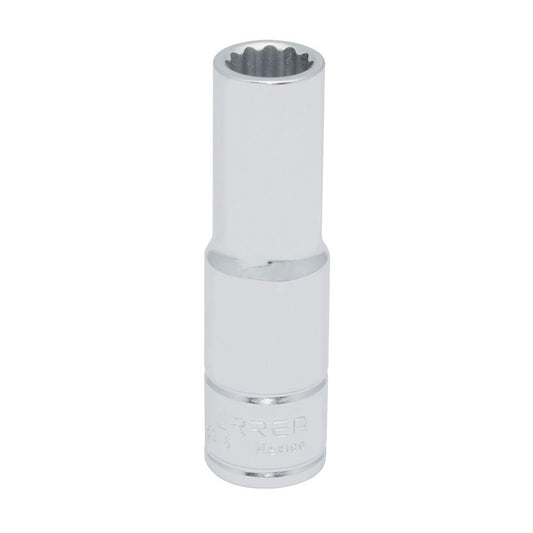 Dado largo cuadro de 1/2", 12 puntas, en pulgadas, 9/16" Urrea 5318