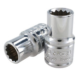 Dado cuadro de 1/2", 12 puntas, métrico, 9 mm Urrea 5409M - imagen 2