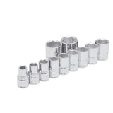 Juego de dados cuadro de 1/2", 6 puntas, en pulgadas, 11 piezas Urrea 54115 - imagen 2