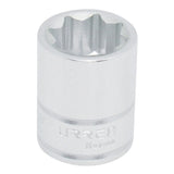 Dado cuadro de 1/2", 8 puntas, en pulgadas, 3/4" Urrea 5424S