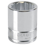 Dado cuadro de 3/4", 12 puntas, métrico, 33 mm Urrea 5533M